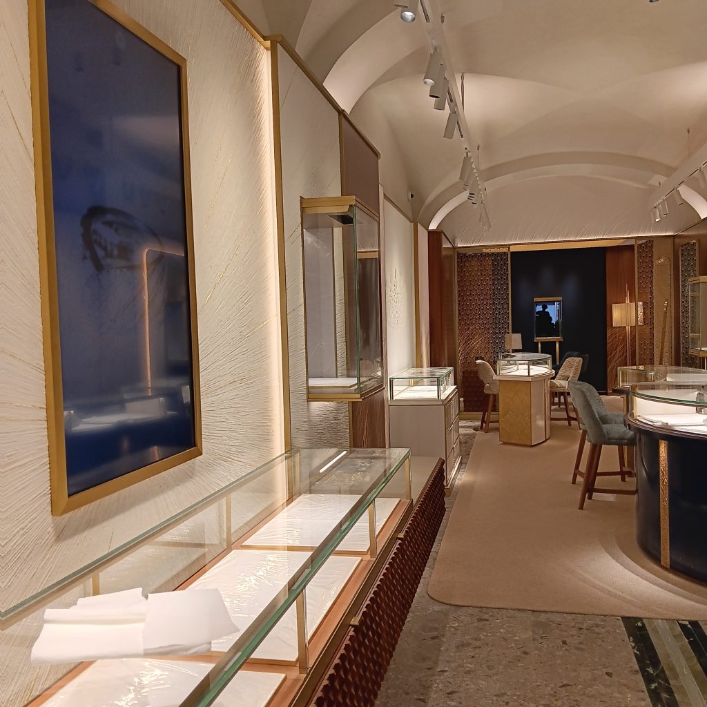 Foto interno Boutique Chaumet.