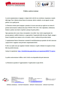 Politica anticorruzione 37001